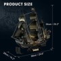Cubic Fun - Puzzle 3D Led Nava Queen Anne 293 Piese Cubic Fun - 4